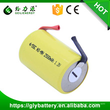 Batterie NIMH 4 / 5SC rechargeable 1,2 V à cycle profond Geilienergy avec onglets